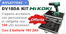 Trapano avvitatore HiKOKI DV18DAWC5