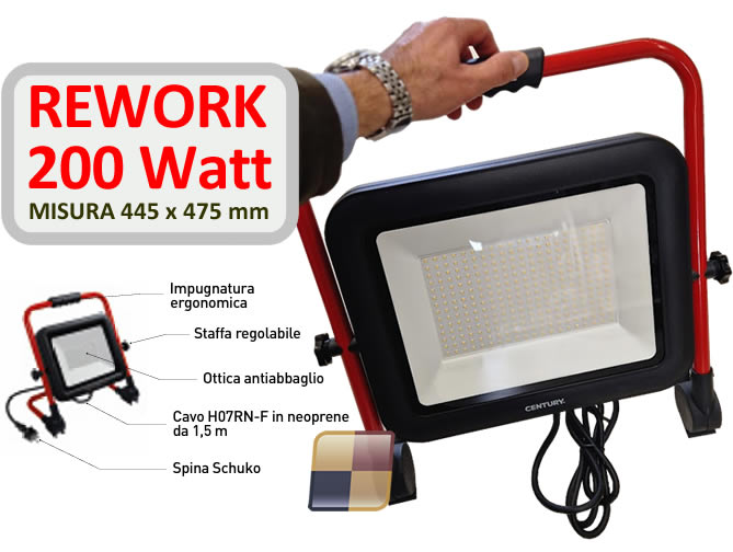 Proiettore Rework 200 watt