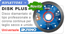 Disco diamantato universale turbo Krino DISK PLUS