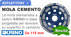 Mola diamantata Krino