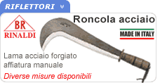 Roncola forgiata storta Rinaldi art 104