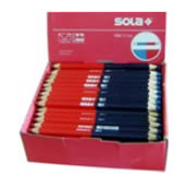 Terryshop74 24 matite doppio colore rosso e blu per carpentieri architetti  insegnanti