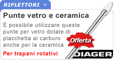 Punte vetro e ceramica