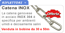 Catene acciaio inox 304