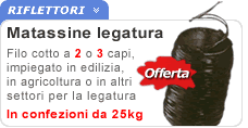 Matassina filo cotto legatura