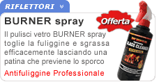 Burner spray