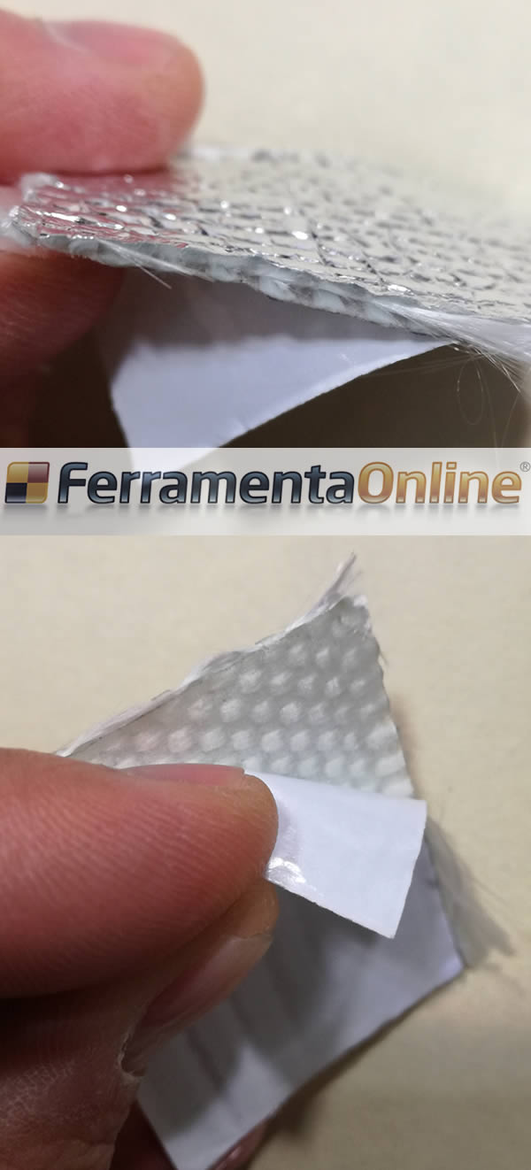 Isolante termoriflettente  Pannello adesivo fibra di vetro e