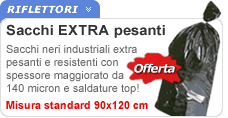 Sacco nero extra pesante